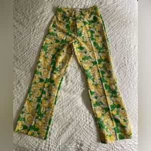 Zara colorful pants, ankle length. Size XS.